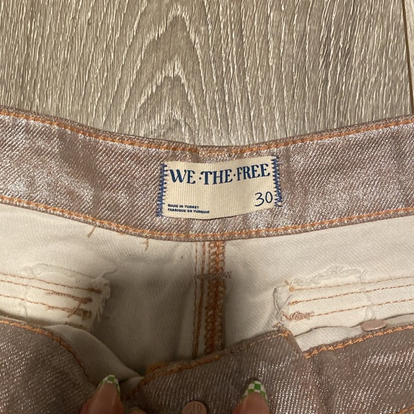 Women’s free people barrel jeans - Picture 2 of 4